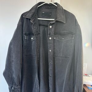 Women’s black denim jacket